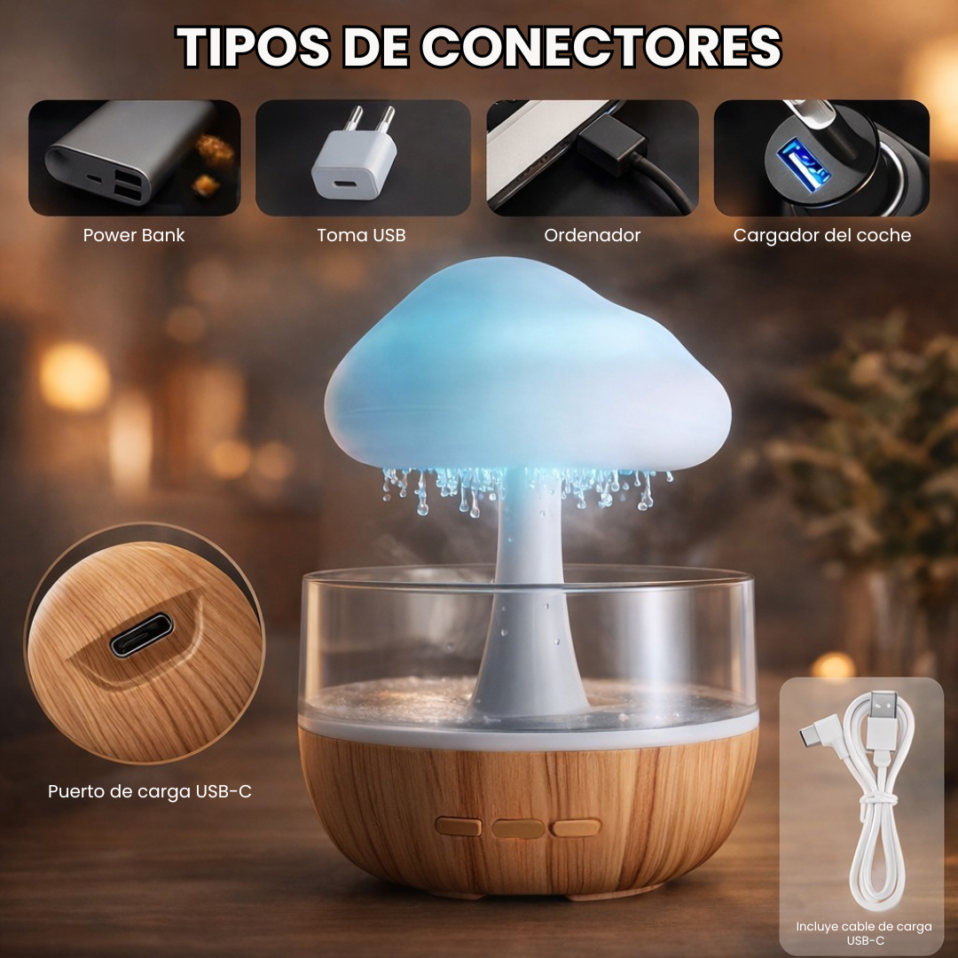 Lámpara de Lluvia Relajante